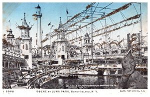 New York  Coney Island Luna Park , glitter