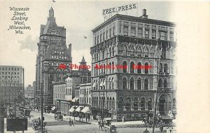 WI, Milwaukee, Wisconsin, Wisconsin Street, Looking West, SH Kress