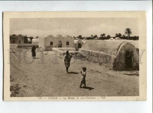 3138676 Tunisia ZARZIS Road Route de Ben-Gardane Vintage PC