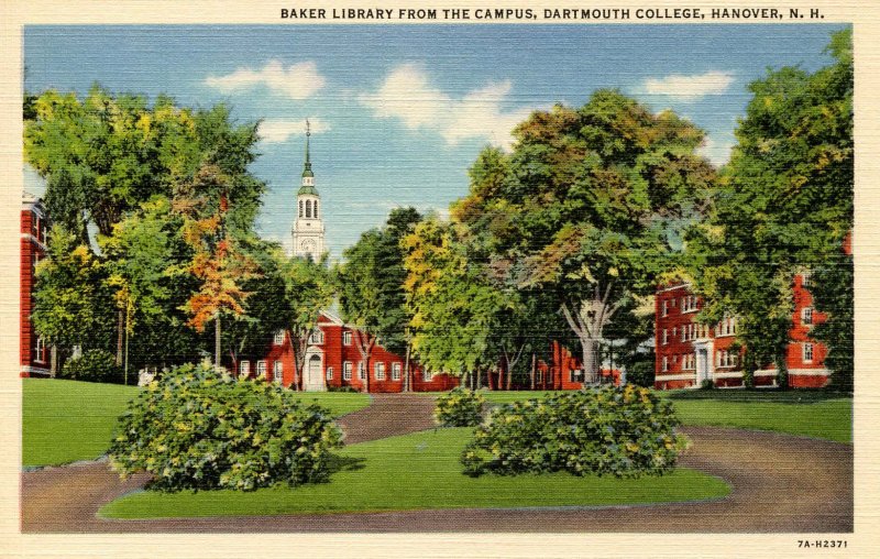 NH - Hanover. Dartmouth College, Baker Library
