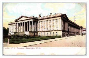 US Treasury Building Washington DC UNP UDB Postcard I18