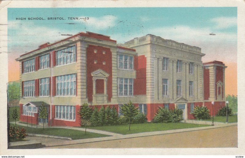 BRISTOL , Tennessee , 1937 ; High School