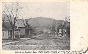 Lime Rock Connecticut Main Street Looking West Vintage Postcard AA28529