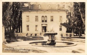 RPPC BOWERS MANSION Reno, Carson City, Washoe County, NV c1930s Vintage Postcard