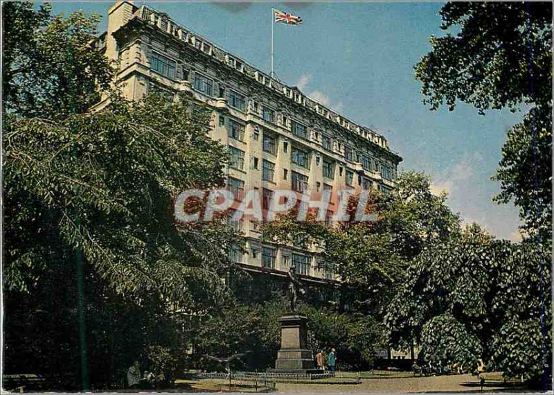 Modern Postcard View From the Gardens of the Savoy