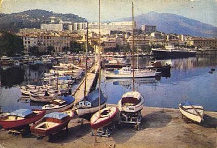 POSTAL 57480: Ajaccio Le Port La Corse