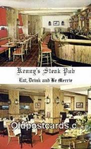 Kenny's Steak Pub Restaurant, New York City, NYC USA Unused 