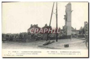 Old Postcard Argonne Clermont View Taking Place Army