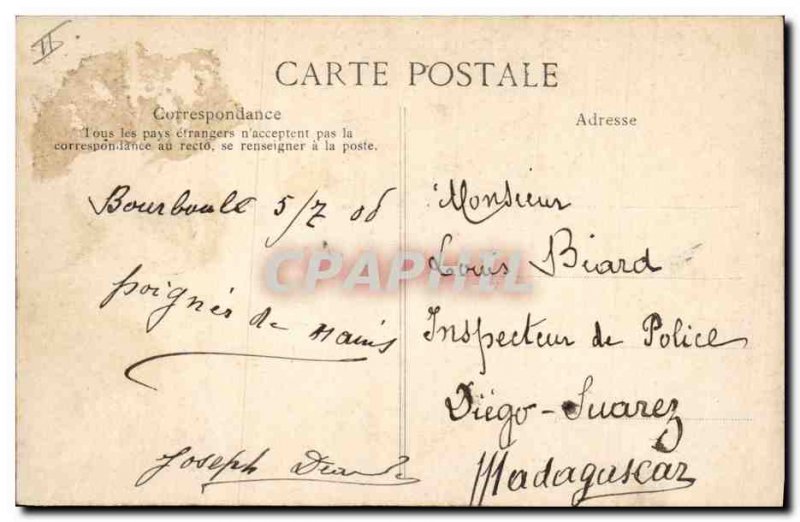 Old Postcard Folklore Auvergne The bourree