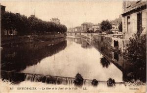 CPA RIVE-de-GIER - La Gier et le Pont de la Ville (294158)