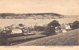 Instow England UK Appledore Birdseye View Antique Postcard K98278