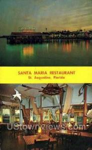 Santa Maria Restaurant St Augustine FL Unused