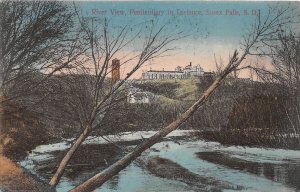 J55/ Sioux Falls South Dakota Postcard c1910 River View Penitentiary  122