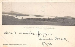 Greenville Maine Mooshead Lake from Macfarland Place antique pc DD8031