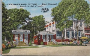 Postcard Beach Manor Hotel Cottages Biloxi Mississippi