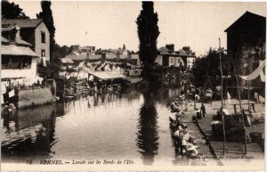 CPA Rennes Lavoir sur les Bords de l'Ille FRANCE (1015672)