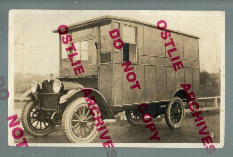 Fitchburg MASSACHUSETTS RPPC c1915 ADVERTISING FOR TRUCK E.H. Page Mfg Co