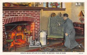 Curt Teich Konate Applicator For The Home Linen Postcard
