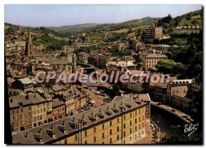 Postcard Modern Tulle Vue Generale Au Fond La Cathedrale