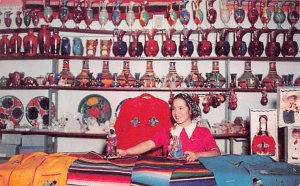 Colorful Curio Shop Mexico Postcard