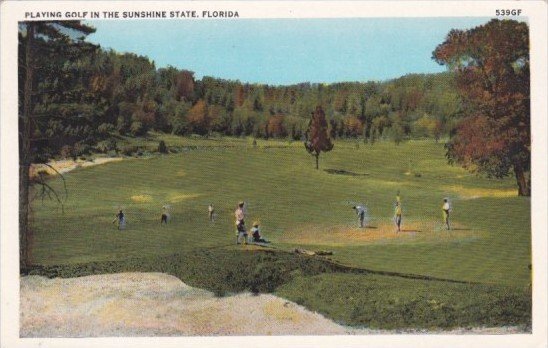 Florida Playing Golf In The Sunshine State