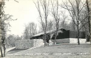 Currie Minnesota~Bath House Shetek State Park~1956 Real Photo Postcard~RPPC 
