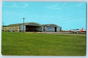 Patuxent River Maryland MD Postcard U.S. Naval Air Station Mammoth Hangars c1960