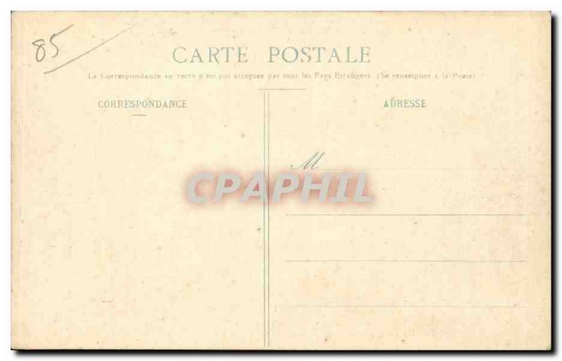 Old Postcard Fontenay le Comte The new bridge