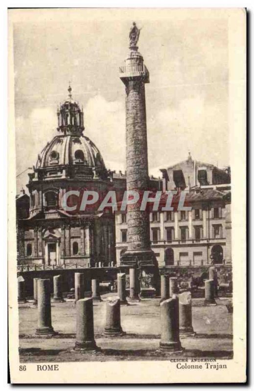 Postcard Ancient Rome Column of Trajan