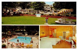 Postcard SWIMMING POOL SCENE Memphis Tennessee TN AS2111