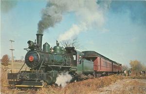 New York Middletown and Orange Railroad Steam Train Postcard