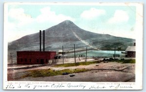 BUTTE, MT Montana ~ WATER RESERVOIR & BIG BUTTE Mt. 1905 Detroit  Postcard
