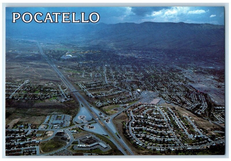 Pocatello Idaho Postcard Southeast Mountain West Ski Areas 1960 Vintage Antique