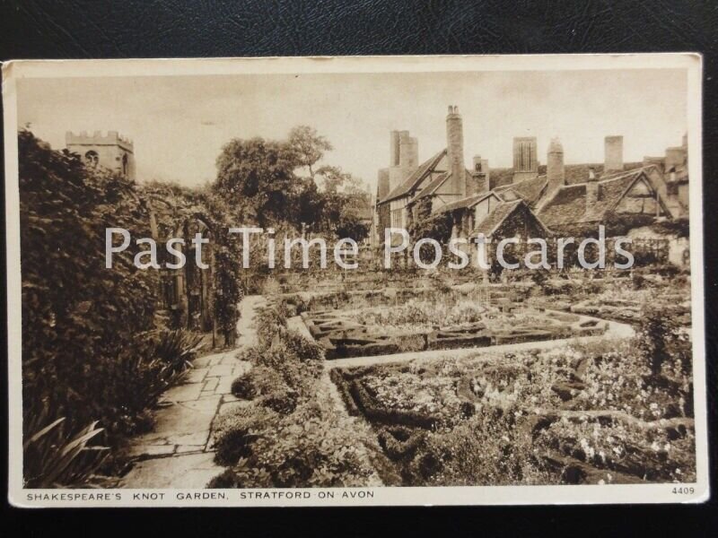 Vintage PC - Shakespeare's Knot Garden, Stratford on Avon