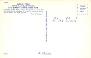 Cascade Falls Lake Superior Grand Marais,  MN