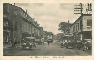 MA, Ayer, Massachusetts, Street Scene, George H. Hill, No. 55