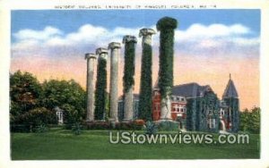 Historic Columns, University of Missouri in Columbia, Missouri