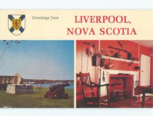 Unused Pre-1980 TWO VIEWS ON ONE POSTCARD Liverpool Nova Scotia NS E6854