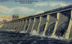 Giant Spillways at KY Dam - Misc, Kentucky KY  