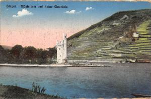 BR42305 Bingen Maufeturm und ruine chernfels germany