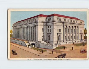 Postcard Post Office and Federal Court House, Denver, Colorado