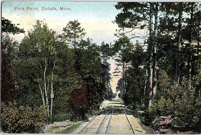 Postcard ROAD SCENE Duluth Minnesota MN AI3893