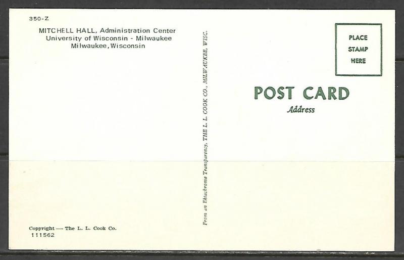 Wisconsin, Milwaukee - Mitchell Hall - University - [WI-019]
