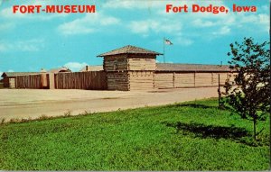 Old Vintage Fort Museum, Fort Dodge, Iowa Postcard KG3