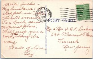 CORPUS CHRISTI, TX Texas   The CATHEDRAL   1946   Linen    Postcard