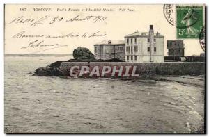 Roscoff Old Postcard Rosh Krum H and & # 39institut Marin