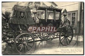 Postcard Old Car Museum of Versailles used to Tsar Nicolas II in 1897 and the...