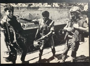 Mint Israel Real Picture Postcard RPPC 6 Days War 1967 Soldiers