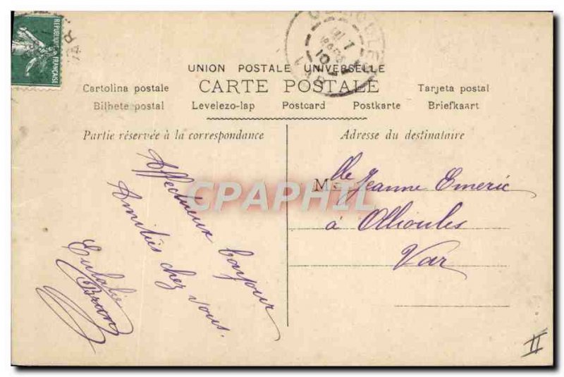 Old Postcard Fancy Jeanne Surname