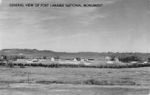 Fort Laramie Nebraska Birdseye View Real Photo Antique Postcard K59843